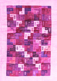 Solid Pink Modern Rug, con2866pnk