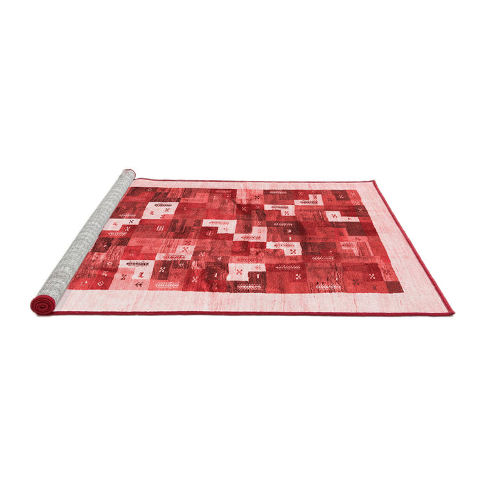 Modern Red Washable Rugs