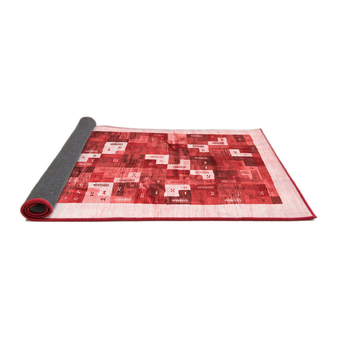 Solid Red Modern Area Rugs