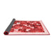 Solid Red Modern Area Rugs