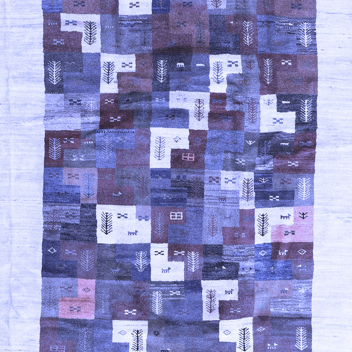 Solid Blue Modern Rug, con2866blu