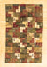 Machine Washable Solid Brown Modern Rug, wshcon2866brn