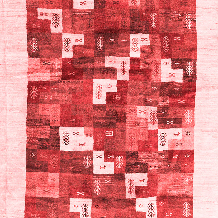 Solid Red Modern Area Rugs