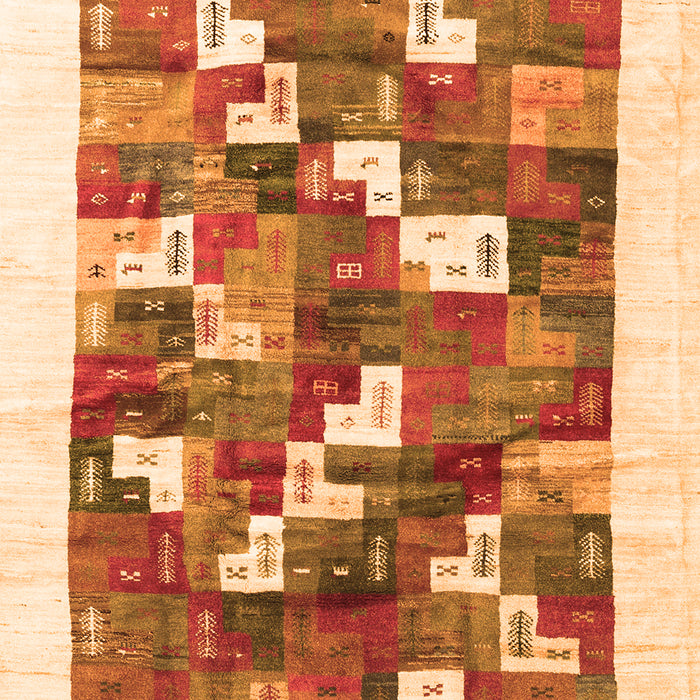 Serging Thickness of Machine Washable Solid Orange Modern Area Rugs, wshcon2866org