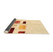 Thickness of Contemporary Sun Yellow Solid Rug, con2867