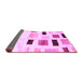 Sideview of Solid Purple Modern Rug, con2867pur