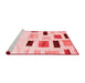 Modern Red Washable Rugs