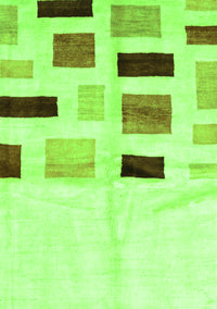 Solid Green Modern Rug, con2867grn