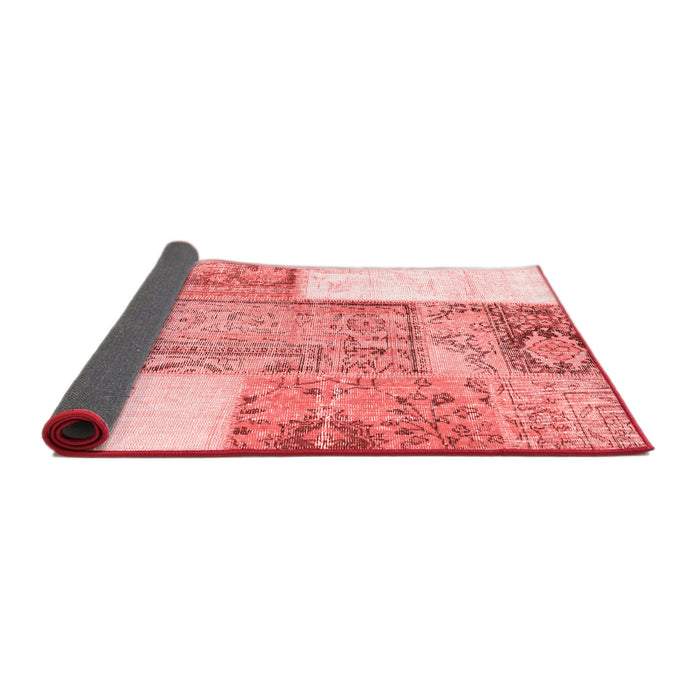 Patchwork Red Transitional Area Rugs