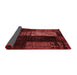 Patchwork Red Transitional Area Rugs