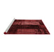 Transitional Red Washable Rugs