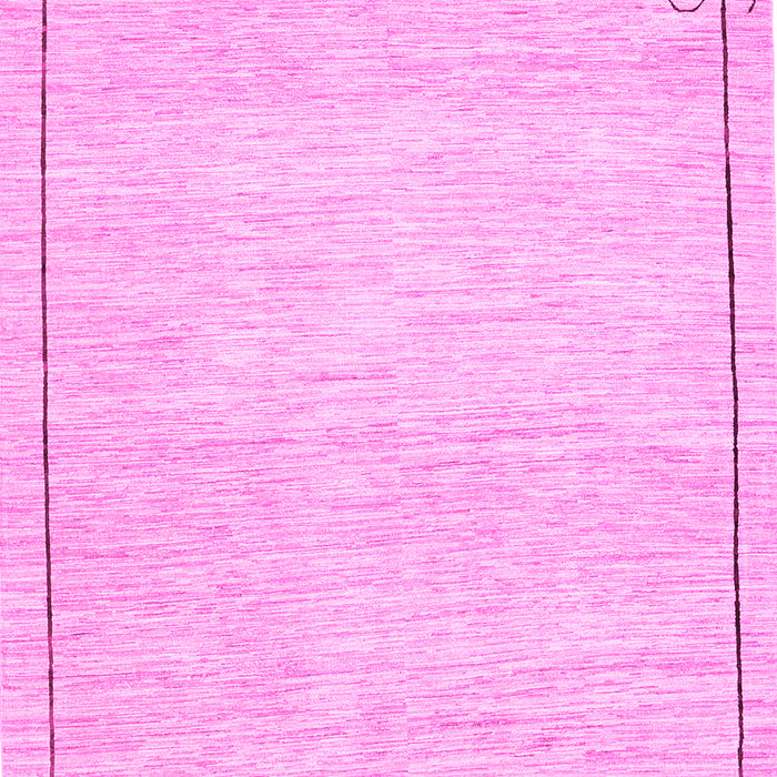 Machine Washable Solid Pink Modern Rug, wshcon286pnk