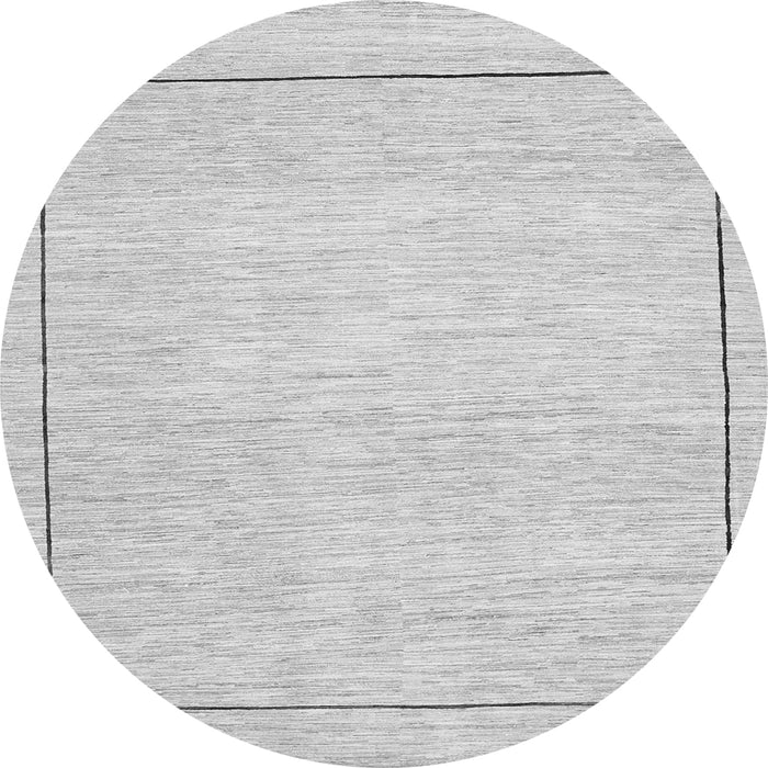 Machine Washable Solid Gray Modern Rug, wshcon286gry