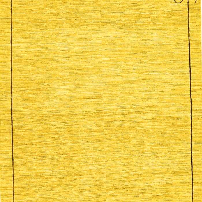 Solid Yellow Modern Rug, con286yw