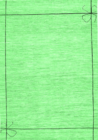 Solid Emerald Green Modern Rug, con286emgrn