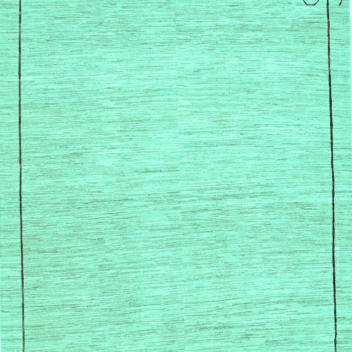 Solid Turquoise Modern Rug, con286turq