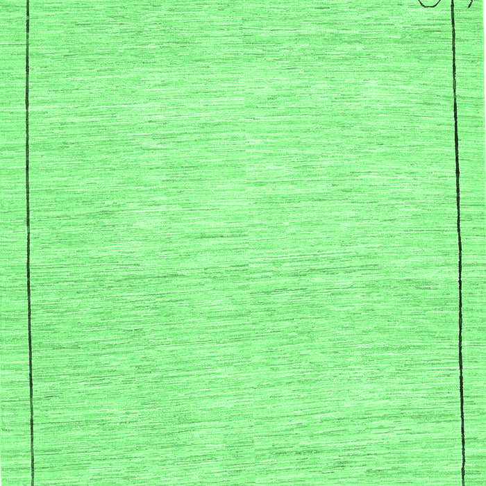 Machine Washable Solid Emerald Green Modern Area Rugs, wshcon286emgrn