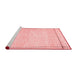 Modern Red Washable Rugs