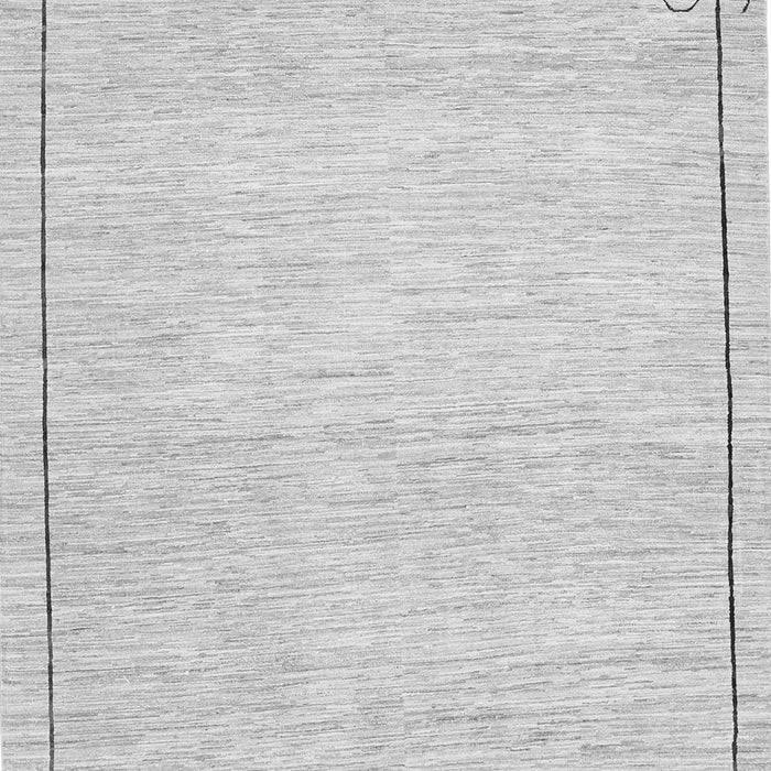 Solid Gray Modern Rug, con286gry