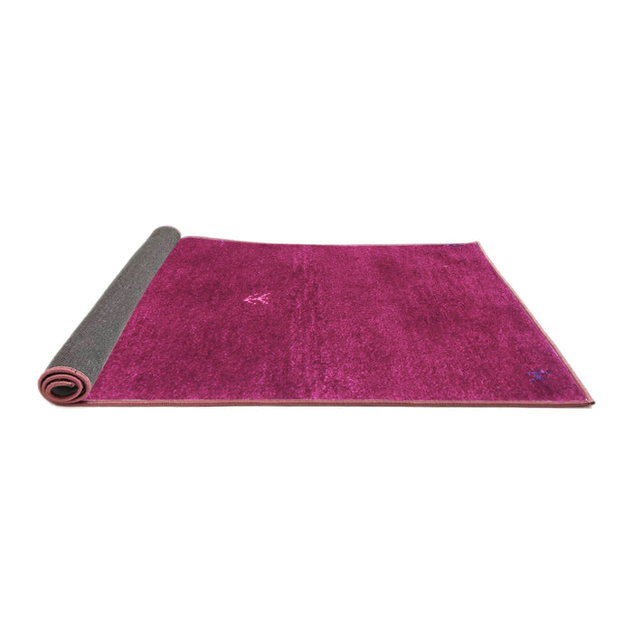 Sideview of Abstract Purple Contemporary Rug, con2870pur