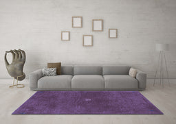Machine Washable Abstract Blue Contemporary Rug in a Living Room, wshcon2870blu