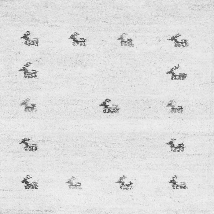 Round Machine Washable Solid Gray Modern Rug, wshcon2871gry