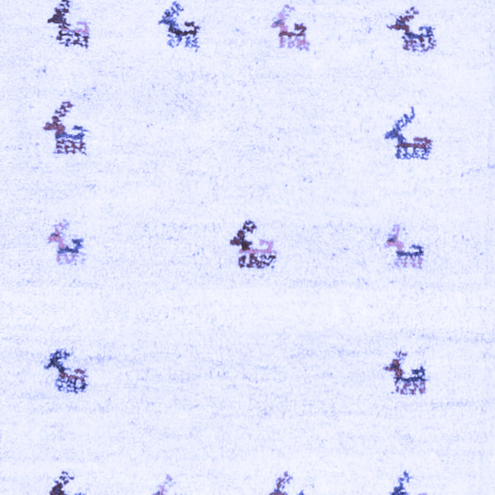 Machine Washable Solid Blue Modern Rug, wshcon2871blu