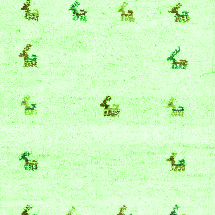 Solid Green Modern Rug, con2871grn