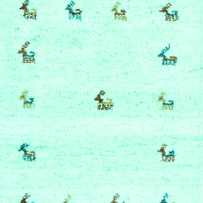 Machine Washable Solid Turquoise Modern Area Rugs, wshcon2871turq