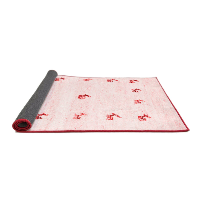 Solid Red Modern Area Rugs