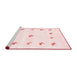 Modern Red Washable Rugs