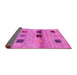 Sideview of Abstract Pink Contemporary Rug, con2873pnk