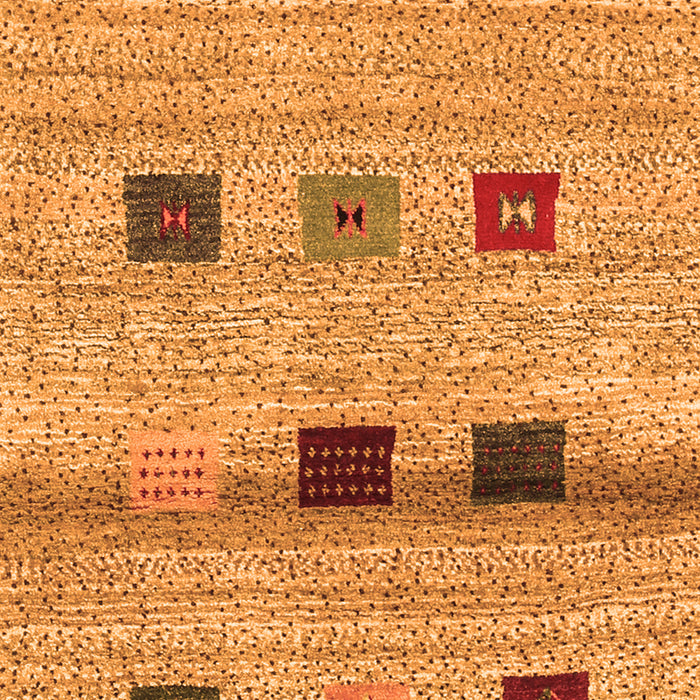 Abstract Orange Contemporary Rug, con2873org