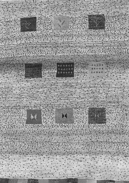 Abstract Gray Contemporary Rug, con2873gry