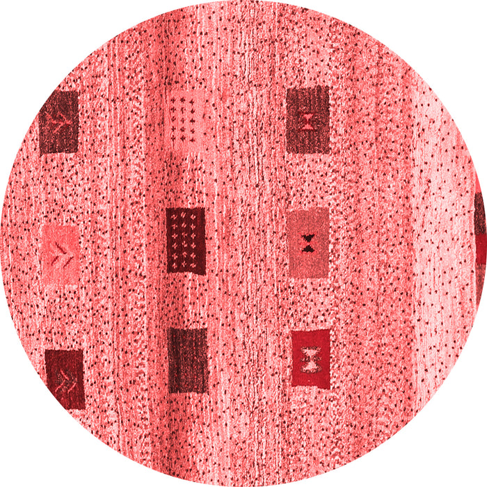 Abstract Red Contemporary Rug, con2873red