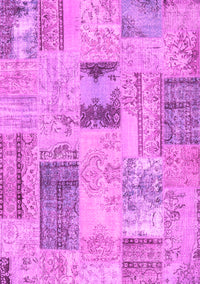 Patchwork Pink Transitional Rug, con2874pnk