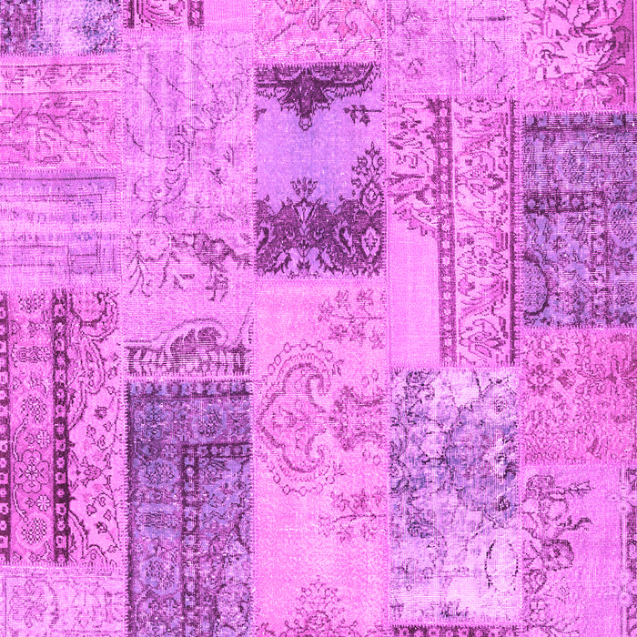 Patchwork Pink Transitional Rug, con2874pnk