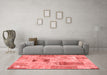 Transitional Red Washable Rugs