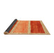 Thickness of Contemporary Neon Red Modern Rug, con2876