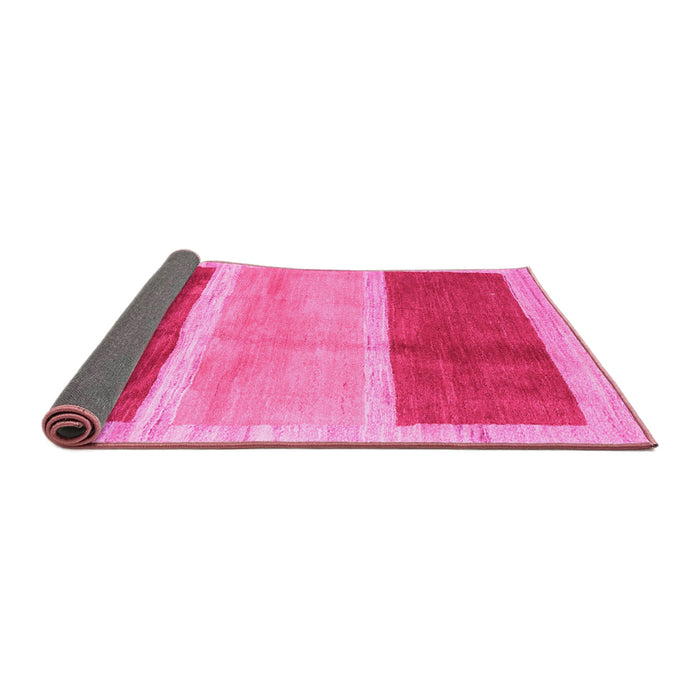 Sideview of Abstract Pink Contemporary Rug, con2876pnk