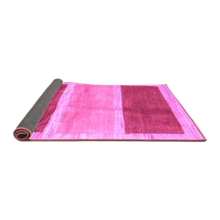 Sideview of Abstract Purple Contemporary Rug, con2876pur