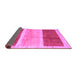 Sideview of Abstract Purple Contemporary Rug, con2876pur