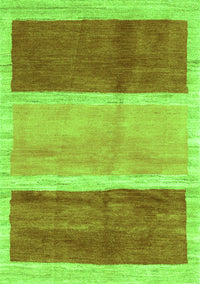 Abstract Green Contemporary Rug, con2876grn