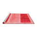 Contemporary Red Washable Rugs