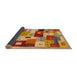 Thickness of Contemporary Red Modern Rug, con2877