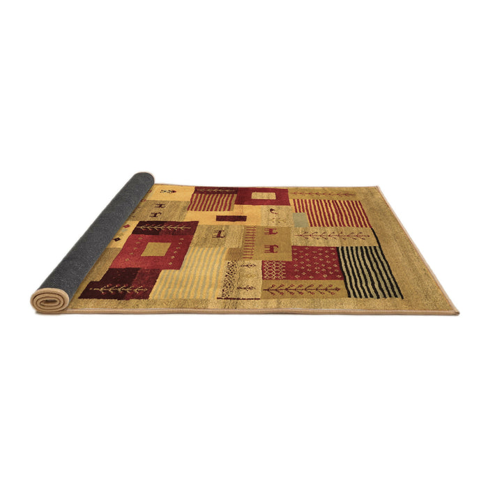Sideview of Abstract Brown Contemporary Rug, con2877brn