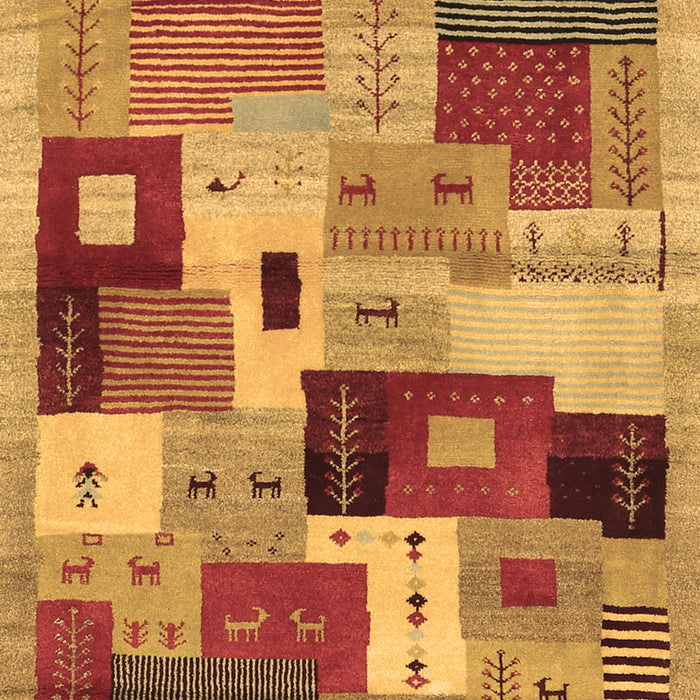 Abstract Brown Contemporary Rug, con2877brn