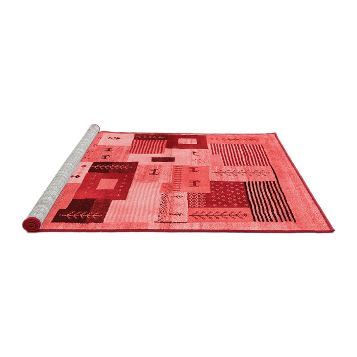 Contemporary Red Washable Rugs