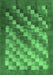 Machine Washable Checkered Emerald Green Modern Area Rugs, wshcon2878emgrn