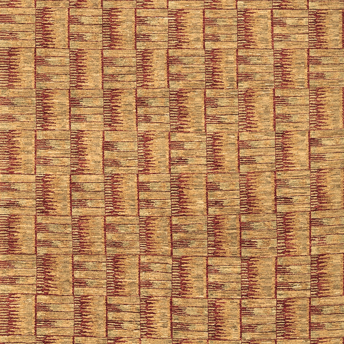 Machine Washable Abstract Brown Contemporary Rug, wshcon287brn